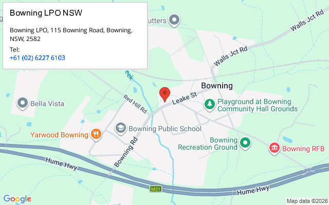 Bowning LPO NSW