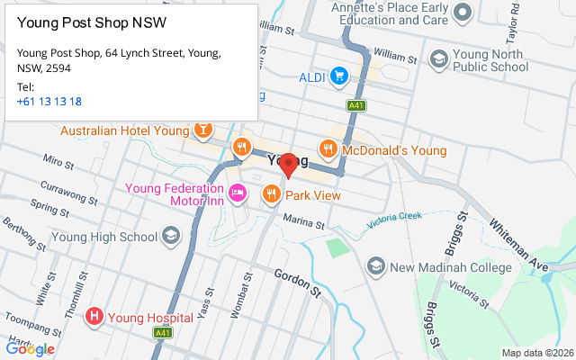 Young Post Shop NSW