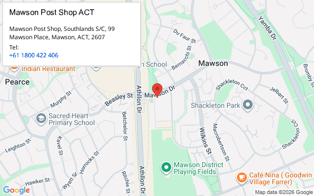Mawson Post Shop ACT