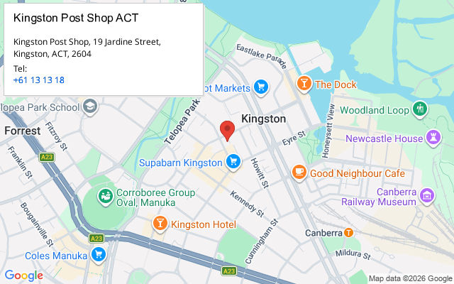 Kingston Post Shop ACT