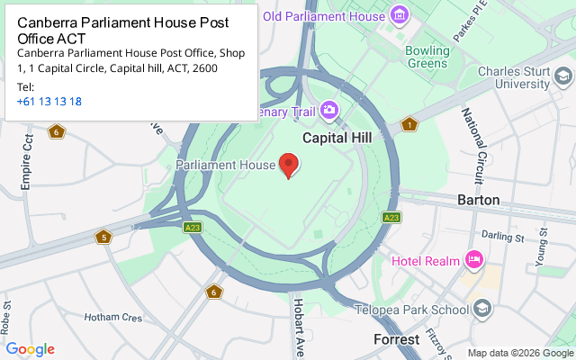 Canberra Parliament House Post Office ACT