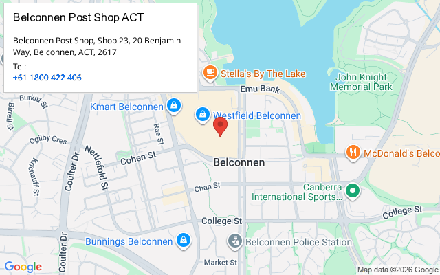 Belconnen Post Shop ACT