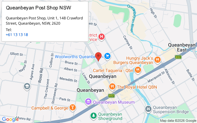 Queanbeyan Post Shop NSW