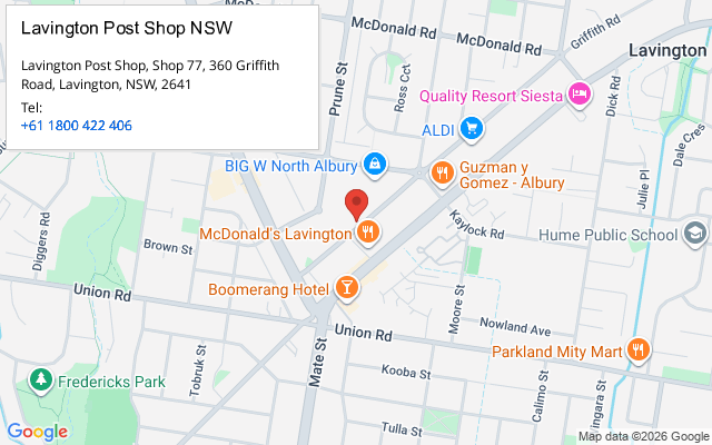 Lavington Post Shop NSW