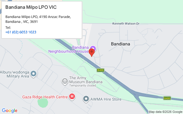 Bandiana Milpo LPO VIC