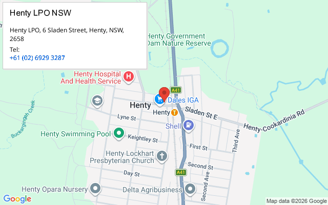 Henty LPO NSW