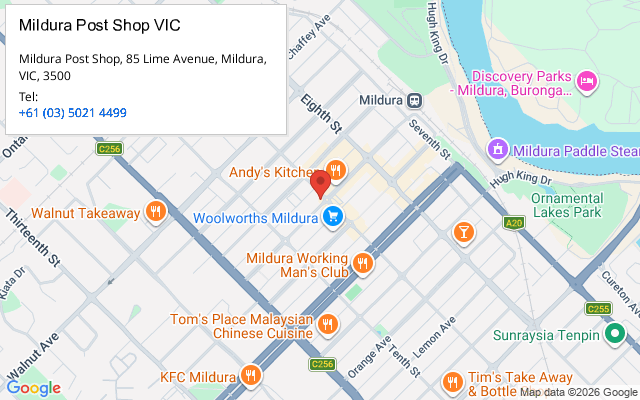 Mildura Post Shop VIC