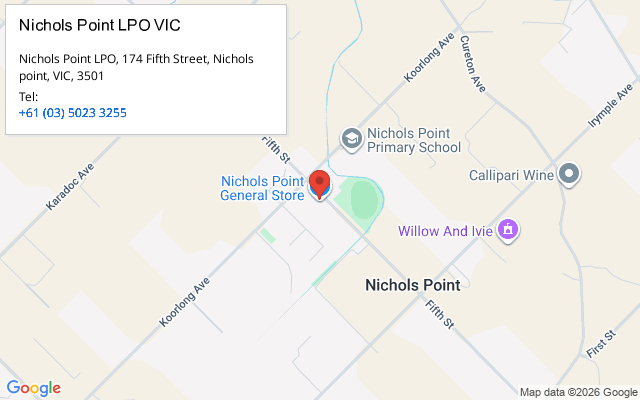 Nichols Point LPO VIC