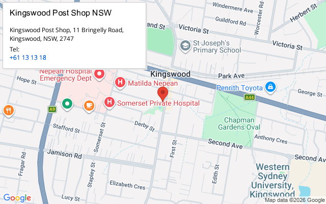 Kingswood Post Shop NSW