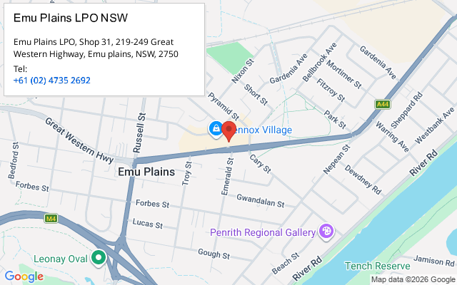 Emu Plains LPO NSW