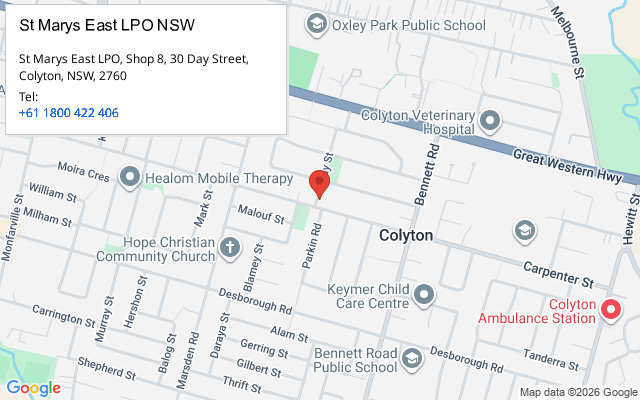 St Marys East LPO NSW