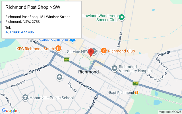 Richmond Post Shop NSW