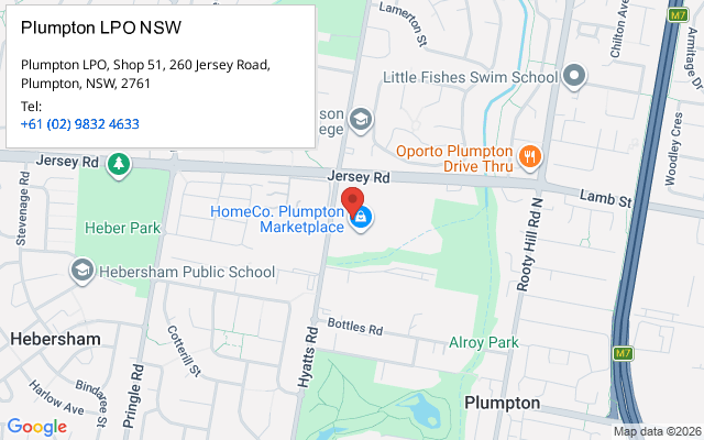 Plumpton LPO NSW