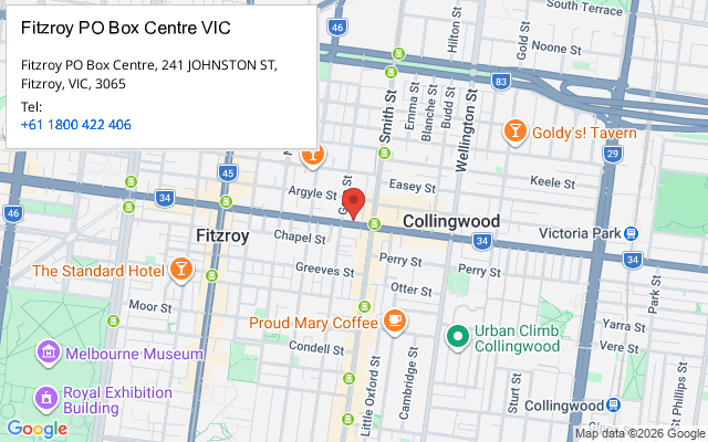 Fitzroy PO Box Centre VIC