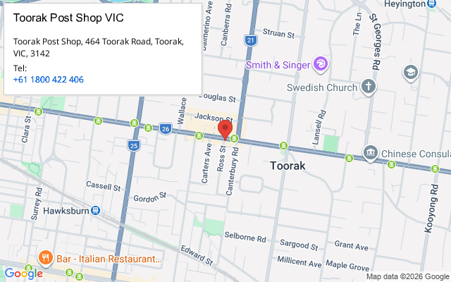 Toorak Post Shop VIC
