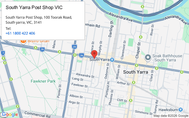 South Yarra Post Shop VIC
