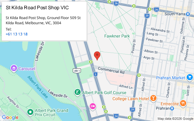 St Kilda Road Post Shop VIC