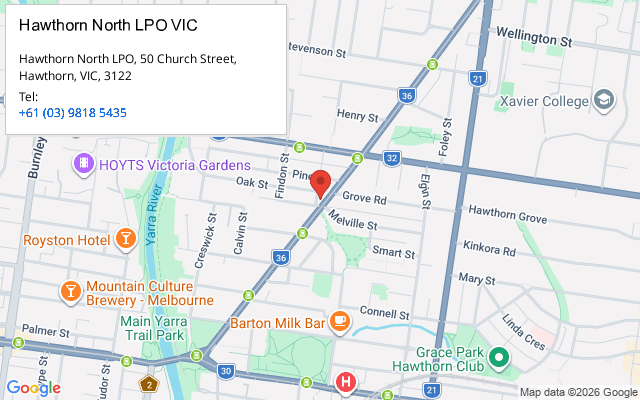 Hawthorn North LPO VIC