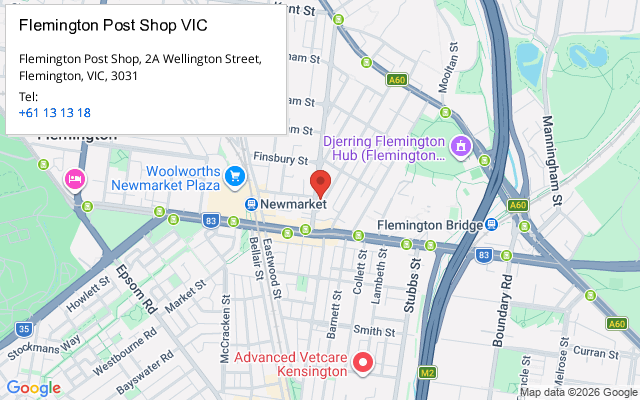 Flemington Post Shop VIC