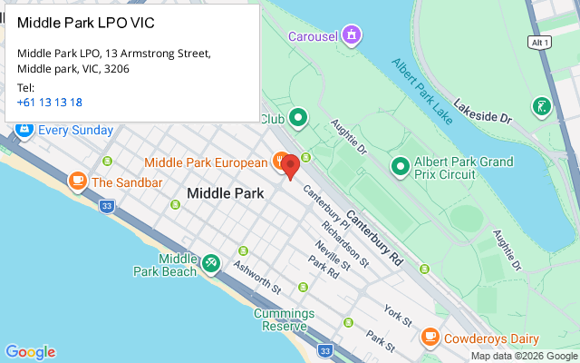 Middle Park LPO VIC