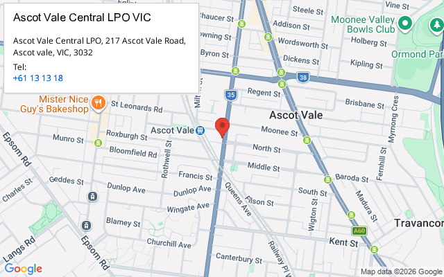 Ascot Vale Central LPO VIC