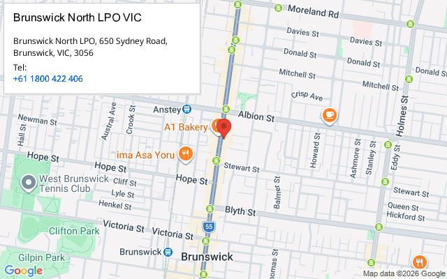 Brunswick North LPO VIC