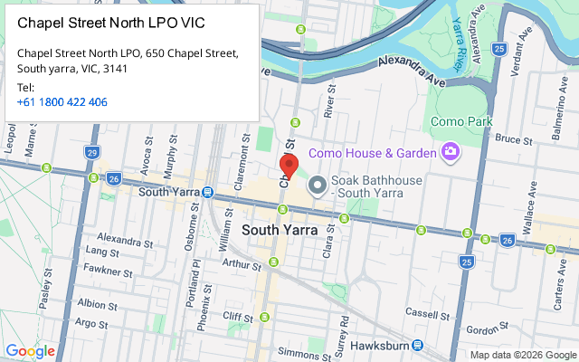 Chapel Street North LPO VIC