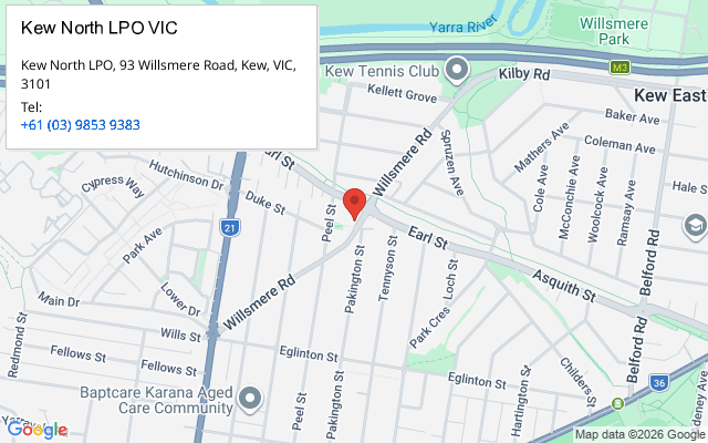 Kew North LPO VIC