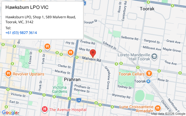 Hawksburn LPO VIC