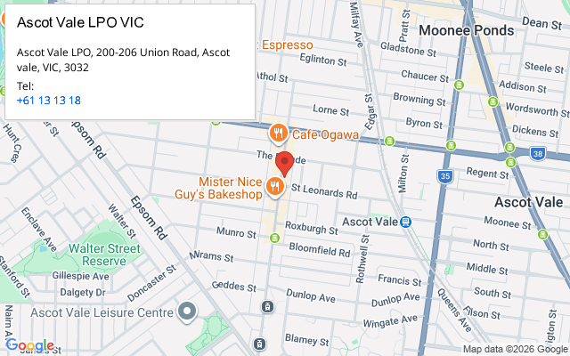 Ascot Vale LPO VIC