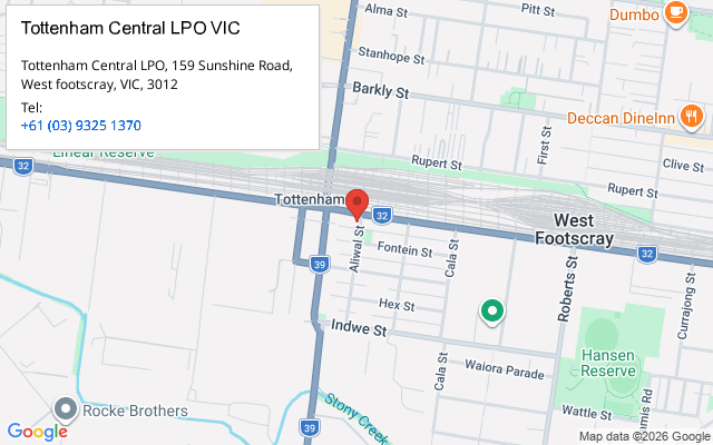 Tottenham Central LPO VIC