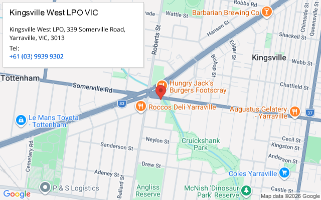 Kingsville West LPO VIC
