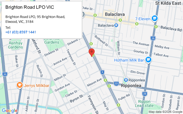 Brighton Road LPO VIC