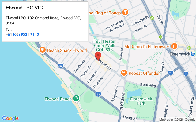 Elwood LPO VIC