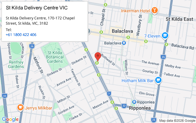 St Kilda Delivery Centre VIC
