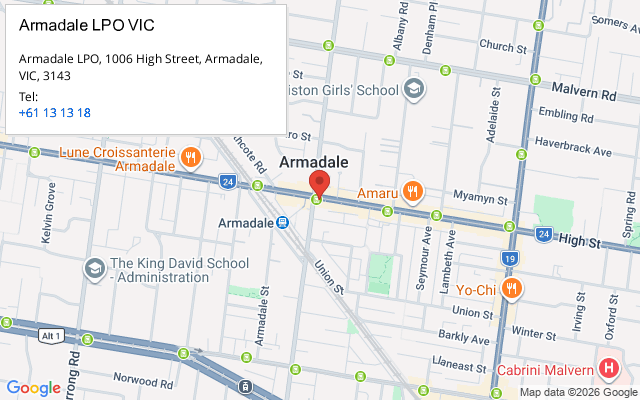 Armadale LPO VIC