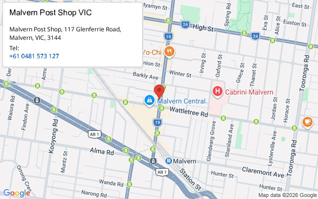 Malvern Post Shop VIC