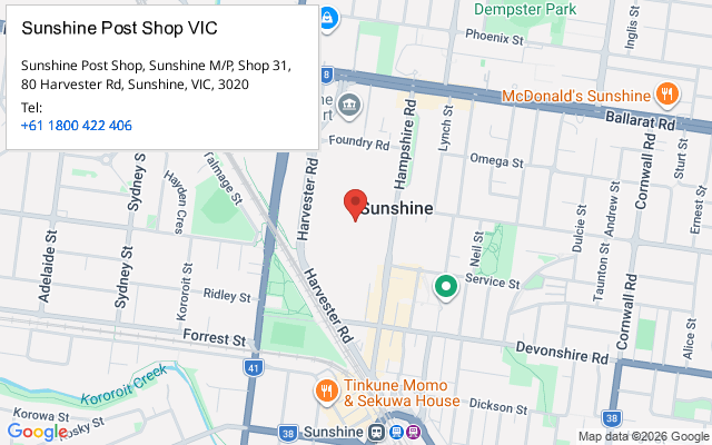 Sunshine Post Shop VIC