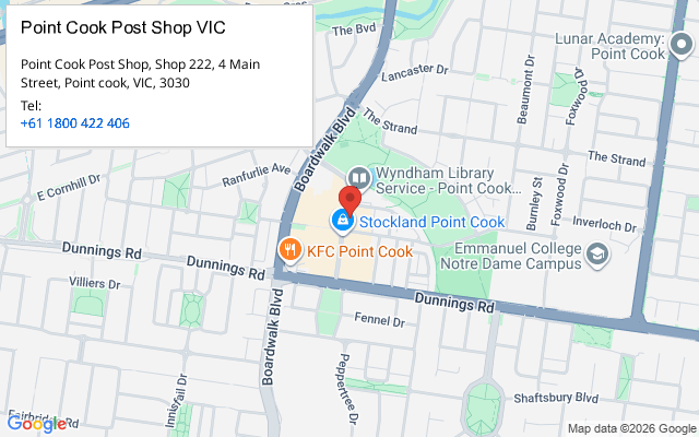 Point Cook Post Shop VIC