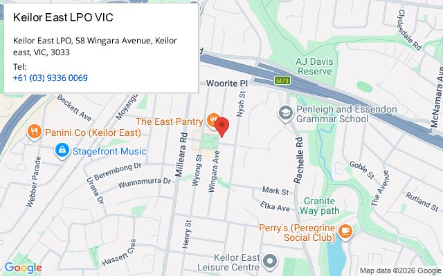 Keilor East LPO VIC