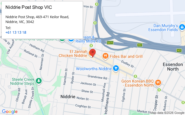 Niddrie Post Shop VIC