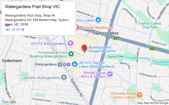 Watergardens Post Shop VIC