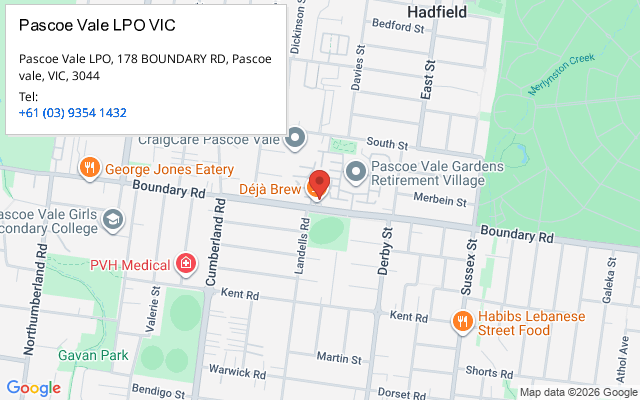 Pascoe Vale LPO VIC