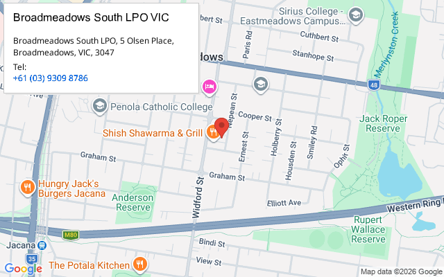Broadmeadows South LPO VIC