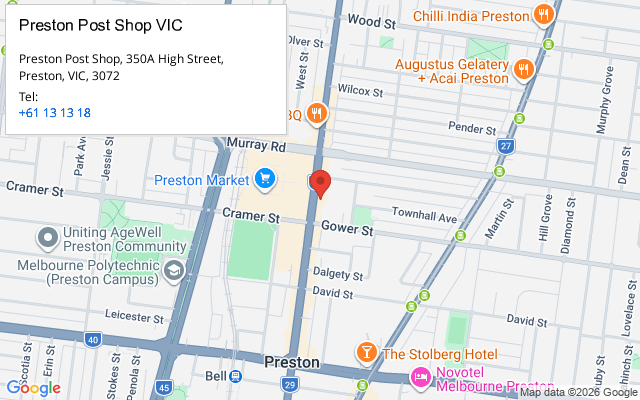 Preston Post Shop VIC