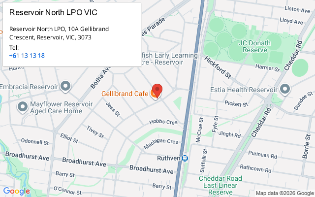 Reservoir North LPO VIC