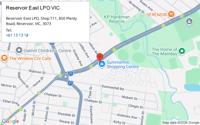 Reservoir East LPO VIC