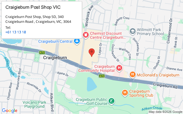 Craigieburn Post Shop VIC
