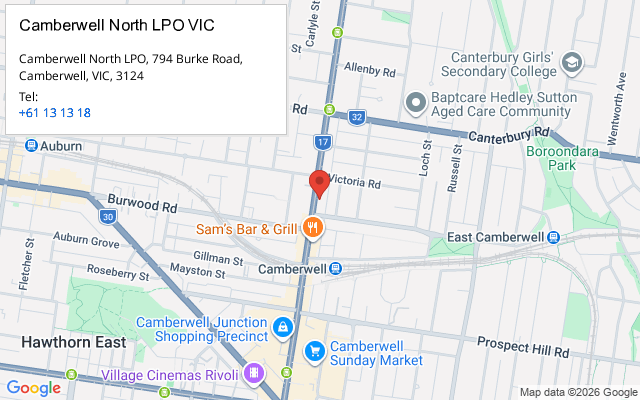 Camberwell North LPO VIC