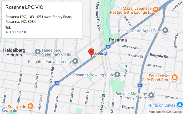 Rosanna LPO VIC